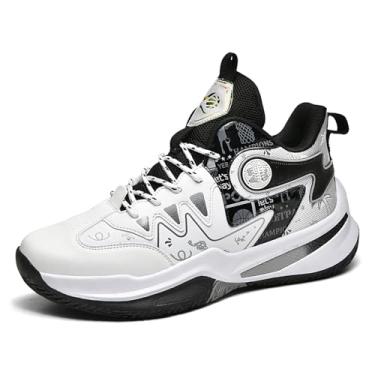 Imagem de Novetra Tênis de basquete masculino cano alto, tênis esportivos para corrida ao ar livre(Purple,41 BR)