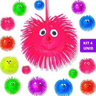 Imagem de Kit 4 Bolas Ioio Com Luz De Led Brincadeiras Infantis - Europio