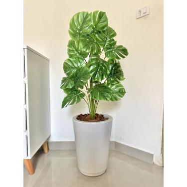 Imagem de Planta Artificial Costela Com Vaso Cone Polietileno Polido - PlantaImp