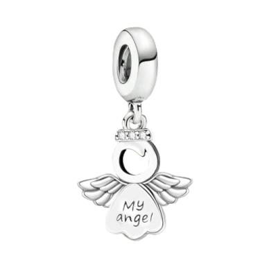 Imagem de 1 peça de berloque de prata de osso de garra elegante para mulheres faça você mesmo e roupa diária combinando joias decoração presente para mamãe, 11.3*21.85mm, Prata, Sem Pedra Preciosa