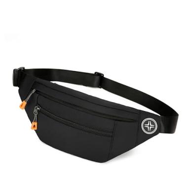 Imagem de Pochete transversal, bolsa de corrida, cinto de dinheiro, suporte de telefone para corrida, esportes, caminhadas, viagens, ciclismo para mulheres e homens, para carregar todos os telefones, Preto