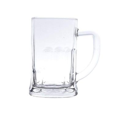 Imagem de Caneca Para Chopp E Cerveja Vidro Com Alça 565ml Lyor