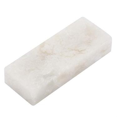 Imagem de Mini pedra de afiar de alta qualidade para polimento e moagem de facas, ferramenta de amolar portátil para cozinha, material premium, adequada para facas pequenas e tesouras (branca)