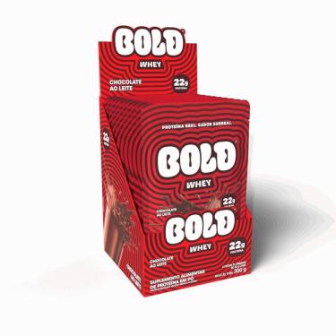 Imagem de Bold Whey Display 10 Unid De 30g Sabor Chocolate Ao Leite