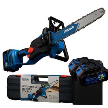Imagem de Motosserra Profissional 12 Bivolt 48v 1200w Recarregável
