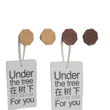 Imagem de Ganchos magnéticos resistentes para organização, ganchos de madeira versáteis e elegantes para pendurar ferramentas, cordas de mangueiras de jardim, utensílios de cozinha em armazéns, cruzeiros