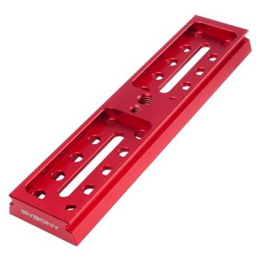 Imagem de SVBONY SV239 Placa de montagem em cauda de andorinha dupla face 185 mm 18,5 cm para SV555 APO, compatível com suportes de telescópio Vixen Synta e selas de fotografia Arca Swiss, acessórios de