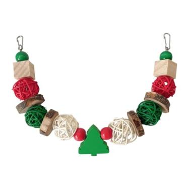 Imagem de Fxzqgnh Brinquedos para Roer para Papagaios, Brinquedos para Pássaros Feitos de [material], para Pendurar, Decoração de Gaiola para Periquitos, Porquinhos-da-