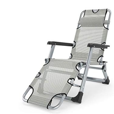 Imagem de Cadeira de praia reclinável, poltrona dobrável de algodão de flanela, cadeira de sol de 67 cm de largura, espreguiçadeiras de tecido Oxford para exterior, assento acolchoado por gravidade utdoor, plai