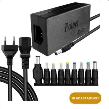 Imagem de Carregador Universal 120W Ajustável Laptop 8 Pinos - Lippin