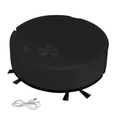Imagem de Robô a vácuo automático – Aspirador de pó robótico multifuncional | Ferramenta de remoção de poeira para cozinha, banheiro, sala de estar, quarto, dormitório, aluguel de hotel, restaurante, empresas