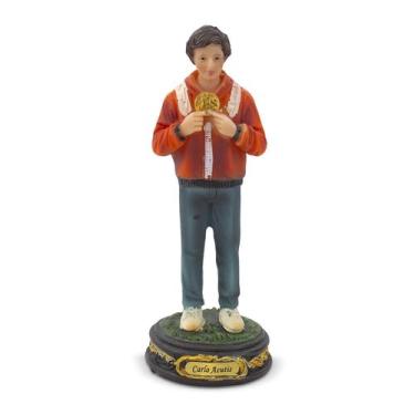 Imagem de Imagem Beato Carlo Acutis Importado Resina 14 Cm - Amém Decoração Reli