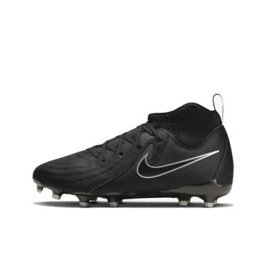 Imagem de Nike Chuteira infantil Jr. Phantom Luna 2 Academy pequena/grande MG (FJ2603-001, preto/preto), Preto/preto, 18