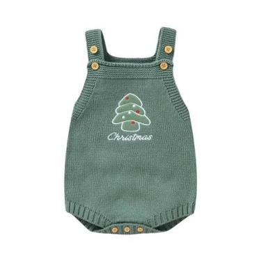 Imagem de Macacões De Natal De Inverno Unissex Para Bebês 0-18m Sem Mangas Para 