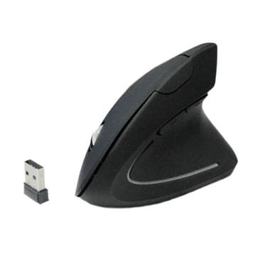 Imagem de Generic vertical ergonômico e silencioso para PC, laptop e computador de mesa. óptico portátil com dongle USB, Preto