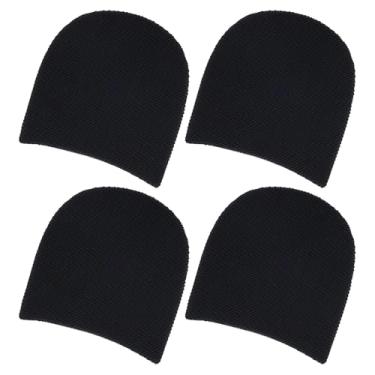 Imagem de 2 Pares Protetores de Borracha para Reparação Saltos Sapatos, Grossos Antiderrapantes Substitutos Saltos Botas Protetores Sapatos Recortáveis para Botas Homem e Senhora (Preto)