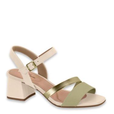 Imagem de Sandália Feminina Modare Ultraconforto Ortopédica 7172.101, Verde, Cre