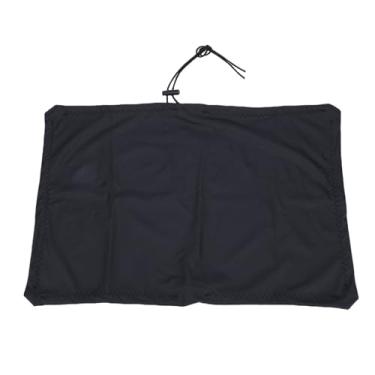 Imagem de Fabater Ajuste à Prova D'água para Capa de Carga de Motocicleta Capa Elástica de Bagagem Com 6 Ganchos para Ciclismo Couro PU + Pano Elástico Composto, Preto 16,54 X 23,62 pol.