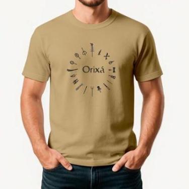 Imagem de Camiseta Masculina Algodão Premium ORIXA-Masculino