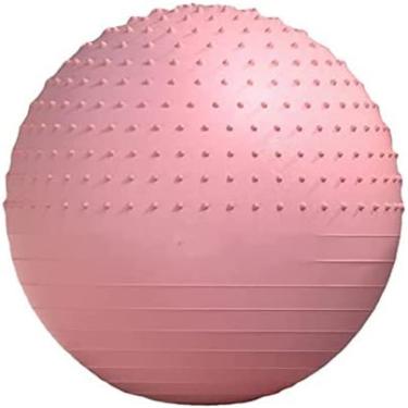 Imagem de Bola De Ioga Esportes Bolas De Fitness Pilates Ginásio Equilíbrio Fitball Massagem Treinamento Treino Perda De Peso Crianças Grávidas Bola De Exercícios,Rosa,65 Cm,YUYANAIAI