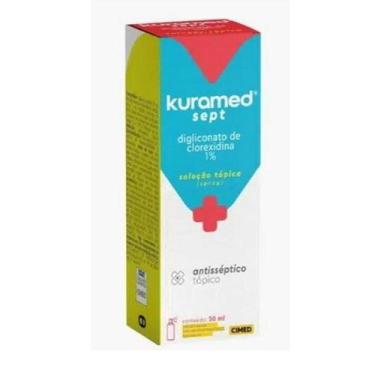 Imagem de Kuramed sept clorexidina spray sem anestésico 50ml cimed