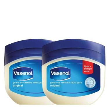Imagem de Geleia De Vaselina 100% Pura Original Vasenol Pote 100g c/2