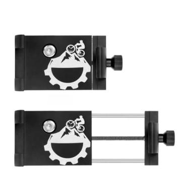 Imagem de ZJchao Suporte de Telefone para Motocicleta, Suporte Universal Ajustável de Liga de Alumínio para Guidão, para Motocicletas, Bicicletas, Scooters, Preto e Vermelho (ZJchaoDJqKBy-10192771)