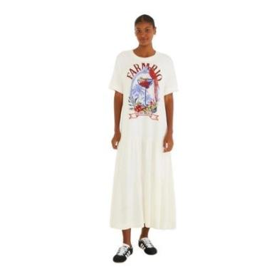 Imagem de Vestido Cropped Farm Rio Marias Drink Pintado-Feminino