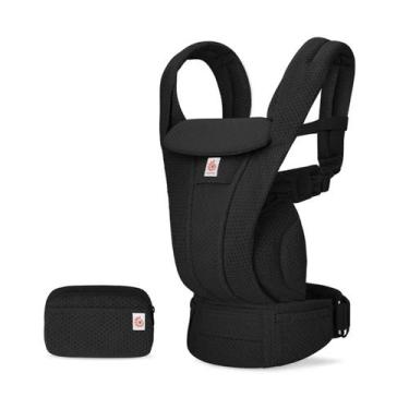 Imagem de Canguru P/Bebê 4 Posições Ergonômico Deluxe Mesh Ergobaby -, PRETO