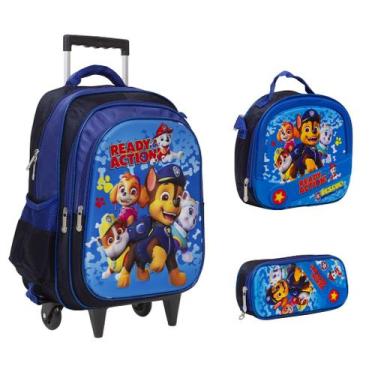 Imagem de Kit Mochila Infantil Rodinha Patrulha Canina Volta As Aulas - TOYS 2U