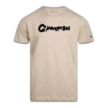 Imagem de Camiseta Champion Malhão Paint Verde Masculino-Masculino