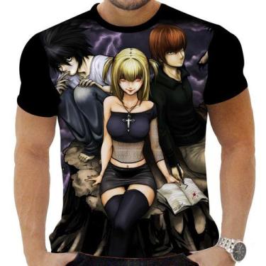 Imagem de Camiseta Camisa Personalizada Anime Death Note Ryuk Yagami L 01 - Zahi