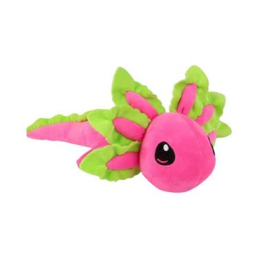Imagem de Pelúcia De Axolote Simulada Multicolorida, Salamandra, Lagarto, Boneco