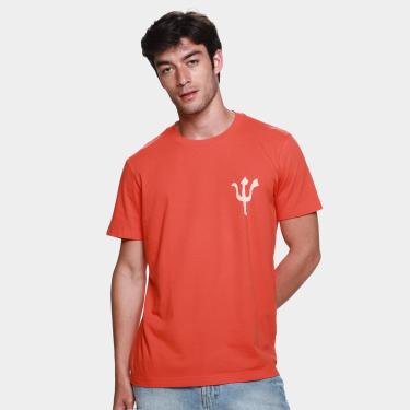 Imagem de Camiseta Osklen Slim Vintage Trid Caiçara Masculina-Masculino