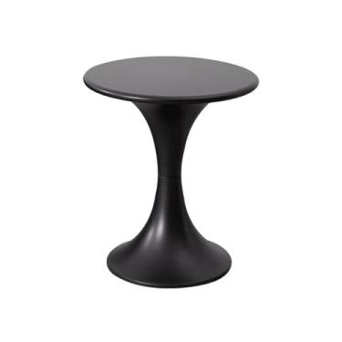 Imagem de Mesa de centro de metal para sofá, mesa lateral italiana para atividades simples, adequada para sala de estar, quarto, loja de chá com leite, cafeteria, mesa redonda pequena, mesa de canto criativa