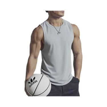 Imagem de Camiseta Sem Mangas Masculina De Secagem Rápida Para Corrida, Treiname