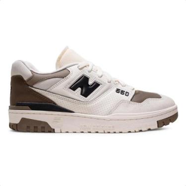 Imagem de Tênis New Balance 550 Masculino, Marrom, Bege, 39