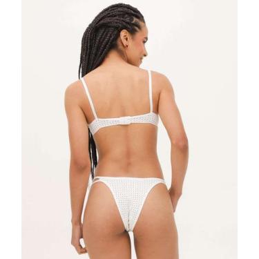Imagem de Sutiã Push Up Com Bojo Estampa Poá Marisa-51006, Off white, 44