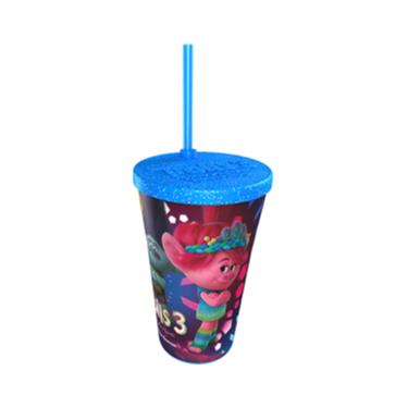 Imagem de Copo Trolls 3 Azul - Cinemark