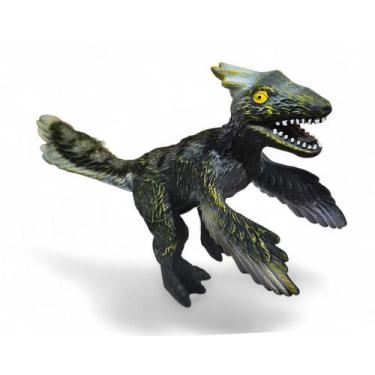 Imagem de Boneco Vinil Dinossauro Grande Som e Luz Pyroraptor - Jr Toys, Verde