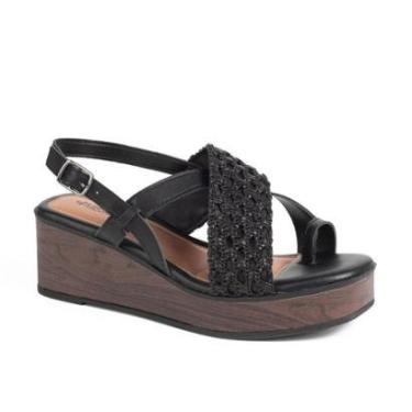 Imagem de Sandália Mississipi Anabela Feminina MF492-Feminino