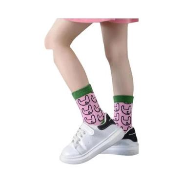 Imagem de Meias De Tornozelo Estilo Coreano Para Meninas, 3 Pares, Macias E Conf