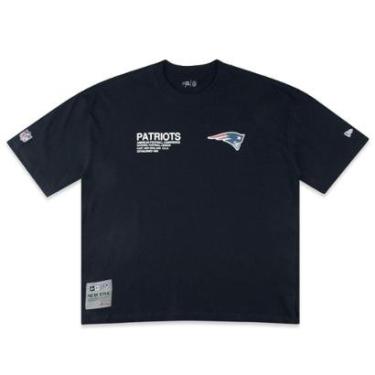 Imagem de Camiseta New Era Regular NFL New England Patriots Institutional Style Masculino-Masculino
