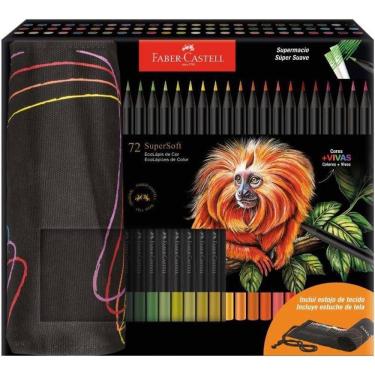 Imagem de Lápis De Cor 100 Cores Supersoft Cores Vivas Faber Castell