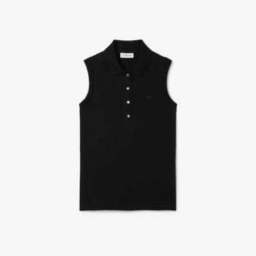 Imagem de Polo Slim Fit L.12.D sem Mangas em Stretch Lacoste Feminina-Feminino