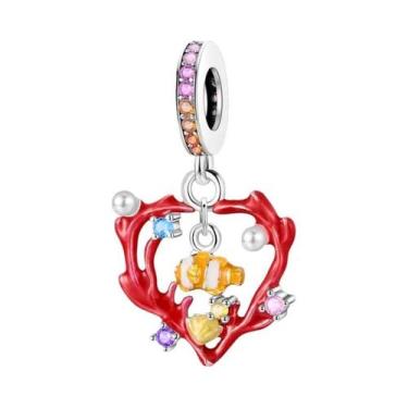 Imagem de Berloques De Prata 925 Com Formato De Golfinho, Caranguejo E Barco Par