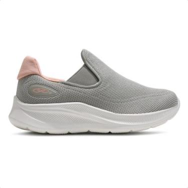Imagem de Tênis Olympikus Flutua 2 Feminino, 36, Cinza, Rosa claro