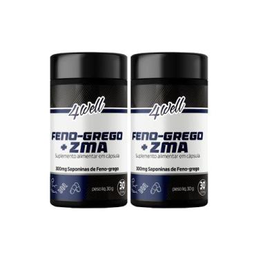 Imagem de ZMA Booster/Testo 4well 300g - 60 cápsulas - Combo 2 Potes