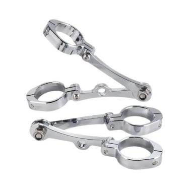 Imagem de Suporte Universal Para Farol De Moto CNC, Abraçadeira Para Tubo De Gar