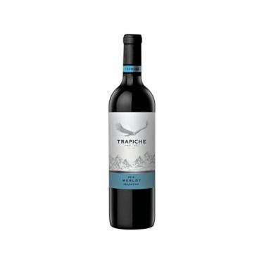 Imagem de Vinho Tinto Argentino Trapiche Merlot 750ml, Seco, Tinto